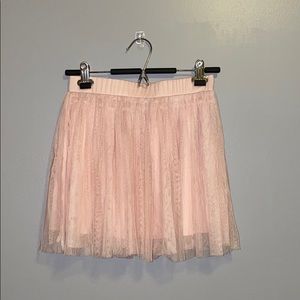 Pink skirt
